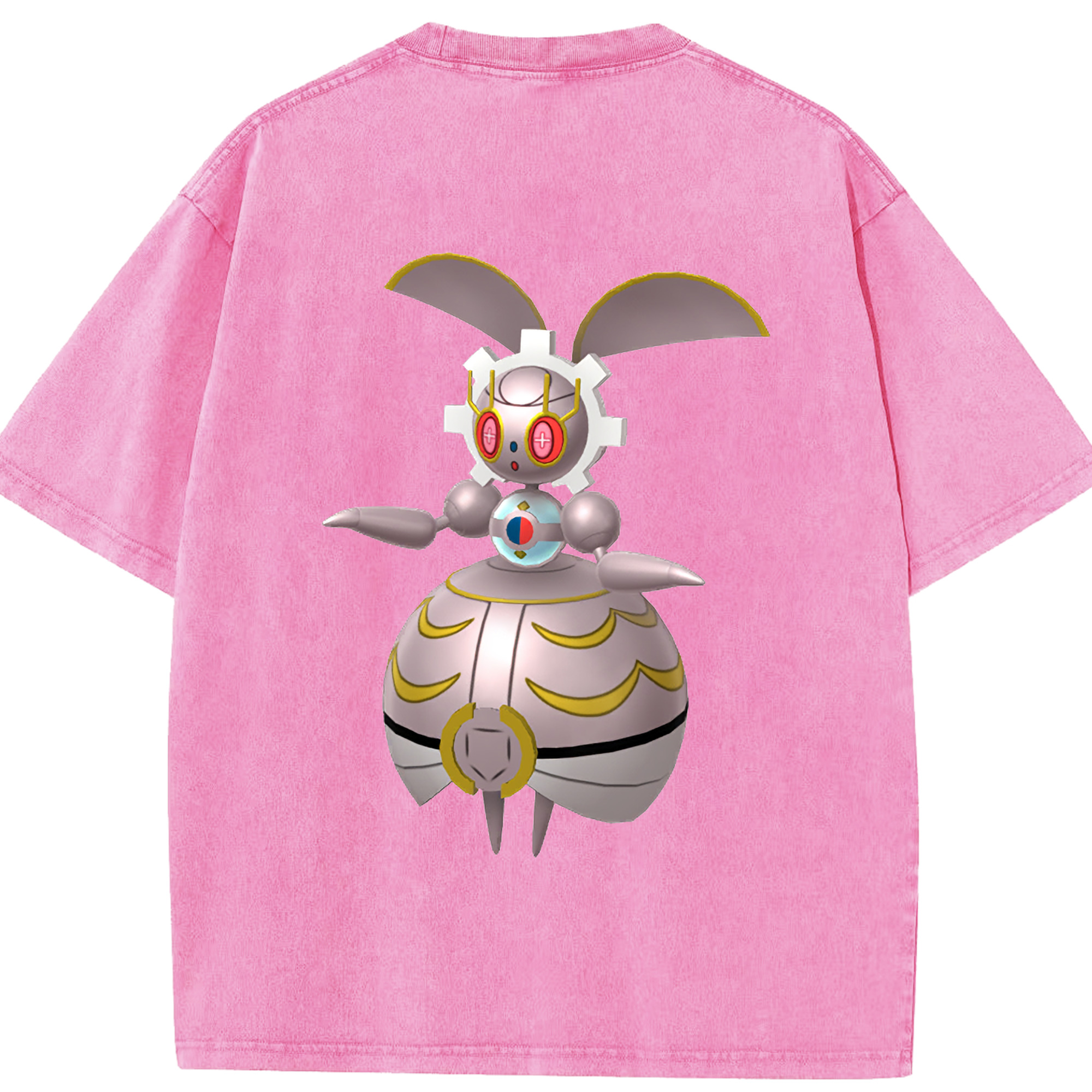 （画像用） ポケットモンスター Pokémon 綿100% ヴィンテージ風 半袖Tシャツ（背面プリント）